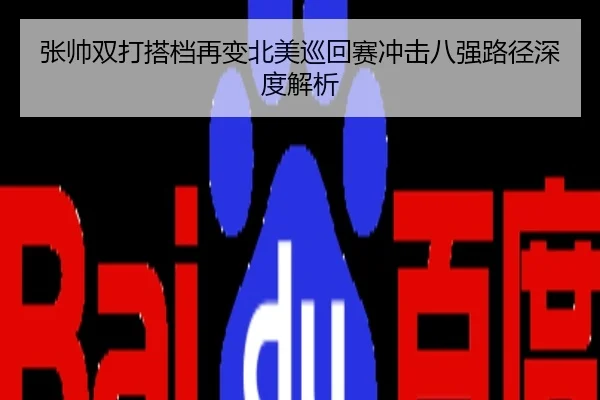 张帅双打搭档再变北美巡回赛冲击八强路径深度解析